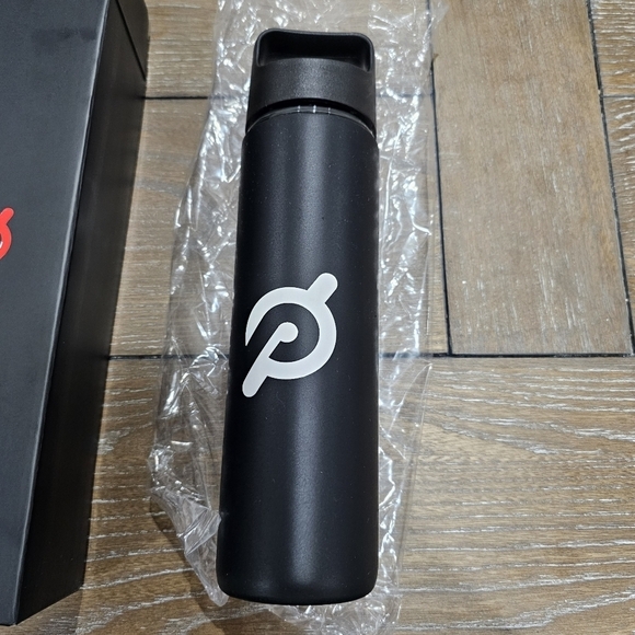 Peloton Glass Water Bottle 16 OZ Non Slip, NIB - Picture 3 of 5